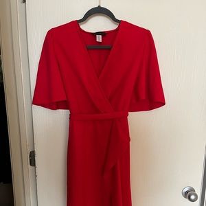 Red Donna Morgan dress